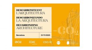 Συνέδριο “Decarbonising Architecture” – 21 Νοεμβρίου 2023 – Βαρκελώνη